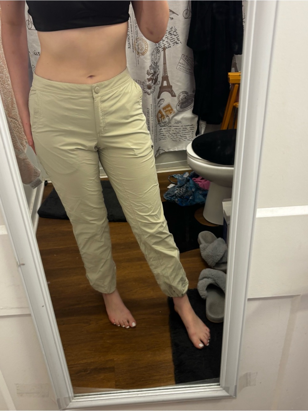 L.L. Bean Khaki Lightweight Casual Pants